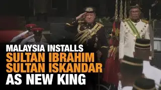 Malaysia Installs Sultan Ibrahim Sultan Iskandar as New King | News9
