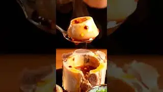 What a test ! Cow Bone Marrow Mukbang | Chinese ASMR Food | BoneLux Eats