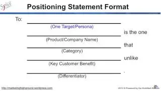 What is a positioning statement? (This is a B2B marketing video) & Join me for a July 16 webinar!