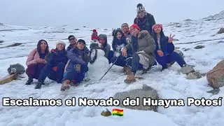 VIAJE en GRUPO hacia el NEVADO del HUAYNA POTOSI en La Paz BOLIVIA //Magner SMCM