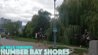 Humber Bay Shores - Marine Parade Drive: 4K Slow Walk Toronto, Canada