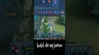 cobain build julian dari RRQ LEMON gg parah sakit banget #shorts