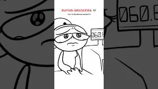 Grocery Shopping 🥹 (Animation Meme) Anim: Mogo_art #shorts