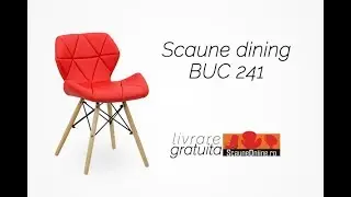 Review video scaun dining BUC 241
