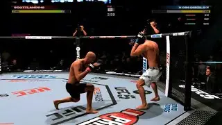 EA SPORTS UFC 5 Lawler headkick combo KO