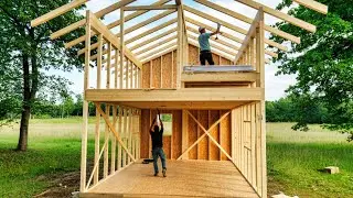 He Built His Dream Shed Alone&hellip; The Result Will Shock You 😱 (By @EveryotherKarl‬ )