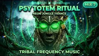 PSY TOTEM RITUAL (Mix 7) | Neon Jungle Psytrance Bass | Hypnotic Rave | No Vocals | 136-140 BPM
