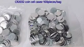 CR2032 Coin Cell Cases | Battery Storage Case (100 Pieces per Bag)