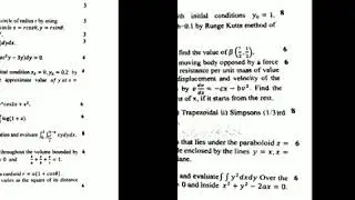 Mumbai University applied mathematics complete solution (9 may 2019)