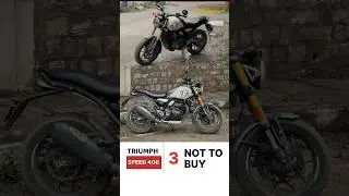 Think twice before buying the Triumph Speed 400 👇