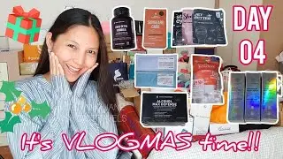 VLOGMAS Day 4: Unboxing Haul, Nano Singapore, Popmask steam eyemask, Davines, Liver detox, Sunscreen