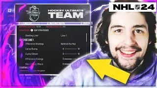 BEST SETTINGS AND STRATEGIES TO USE IN NHL 24 HUT (JANUARY)