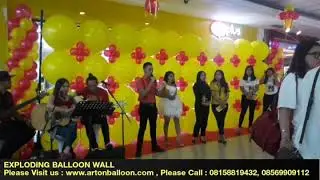GRAND OPENING ERA PLUS BOTANICAL SQUARE GUNAKAN EXPLODING BALLOON WALL - ART ON BALLOON 08158819432