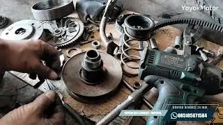 Cara service sendiri cvt | tarikan awal lompat getar dan slip