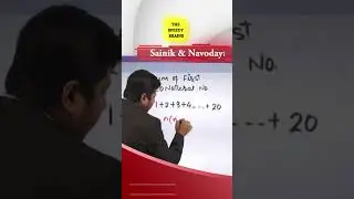 #shorts  Finding Sum of First 20 Natural Numbers | Fire Trick 🔥🔥🔥| Maths Shorts |