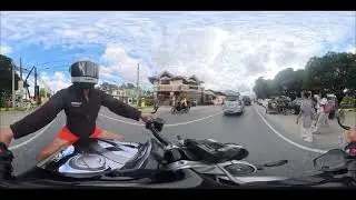 Rocket 3r Test with Insta 360 x5 sa Triumph Ride. 