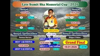LATE SUMIT SHA MEMORIAL CUP 2026 | DAY 1 #live