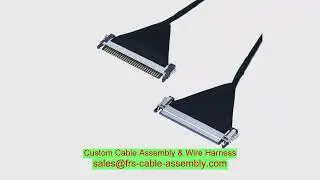 Arn&eacute;s de cable F&aacute;brica Micro Coaxial LVDS Cable I-PEX 20380-R40T-13 Cable micro coaxial personalizad