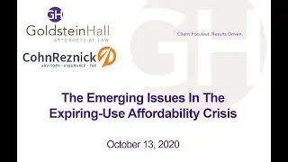 The Emerging Issues In The Expiring-Use Affordability Crisis