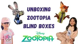 Unboxing Zootopia blind boxes and more!!!