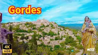 4K Gordes & S&eacute;nanque Abbey Walking Tour 2025 | Provence Stone Village & Lavender Fields | 10 Sept
