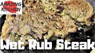 Wet Rub Ribeye Steak Recipe SECRET SAUCE by Chef Ray Tasty
