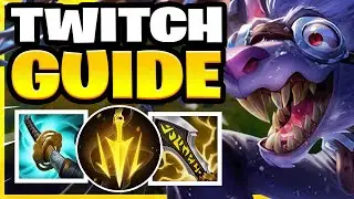 BEST Wild Rift Twitch GUIDE + BUILD! Twitch Combos and Gameplay!