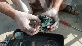 Cg125 Carburetor air filter replacement Wash Honda 125cc Asmr Video Engine Experts 