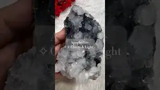 Apophyllite Crystals That Sparkle Like Magic ✨ #crystals #crystalshop