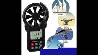 Wind Speed Temperature Air Velocity Meter