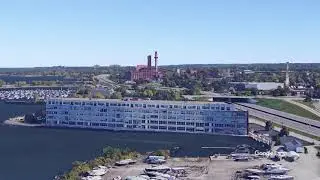 Google Earth flyover of Shoreline apartment building
