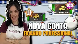 SUBINDO UMA NOVA CONTA NO 8 BALL POOL