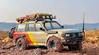 Off roading remotecontrol RC (1:10 RC Trx4 Toyotalandcruiser LC80)