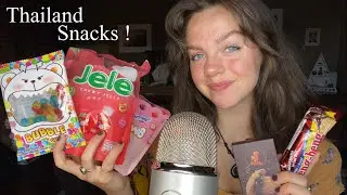 ASMR Trying Thai Snacks & Candy