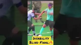 What a goal In the blind disability final⚽️🔥 #fadisabilitycup #disabledfootball #blindfootball