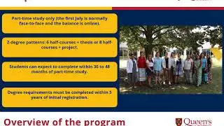Master of Education in World Indigenous Studies in Education program at Queen's Univeristy
