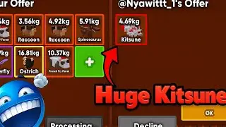 Insane Trade for a HUGE KITSUNE! | Grow A Garden Trading Montage #6