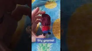 Tiny Gnome #knitting #plushies