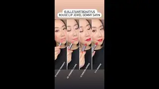 JILL STUART ROUGE LIP JEWEL GEMMY SATIN - Lip Swatches