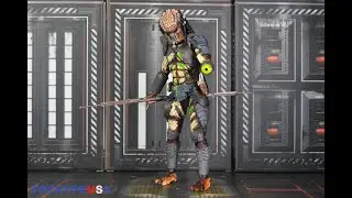 Обзор фигурки Хищник 2 от NECA Toys &ndash; Городской Охотник, поврежденный в боях
