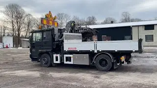Köp Volvo FL612 med kran Hiab 045 på Klaravik