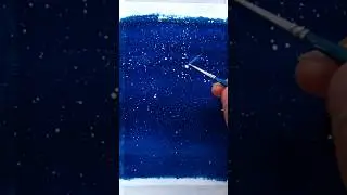How I Paint Stars ✨ #shorts #painting