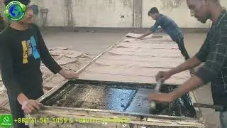 Standard Binola Jute Bag Printing QC by Buyer in Jute Mills from Bangladesh #BinolaJuteGunnySack