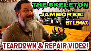 Разборка и ремонт аттракциона Skeleton Jamboree от Lemax!