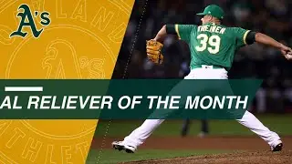 Blake Treinen named AL Reliever of the Month