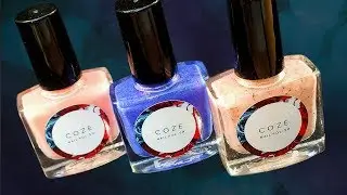 Coze Polish Live Swatches | June Polish of the Month | UK Indie Nails