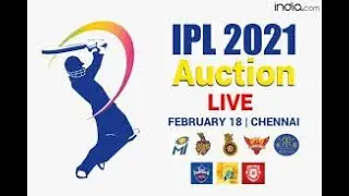 LIVE IPL AUCTION..2021