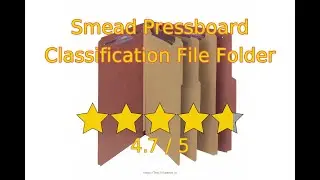 Let's review Smead Pressboard Classification File Folder