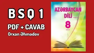 Azərbaycan dili 8-ci sinif BSQ 1 cavablar pdf 2026