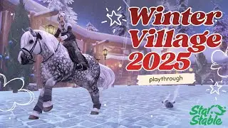 Зимняя деревня &laquo;Звездная конюшня&raquo; 2025! | Покупка новых лошадей и одежды!